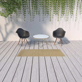 2' X 8' Beige Indoor Outdoor Area Rug - Homeroots - Flyclothing LLC