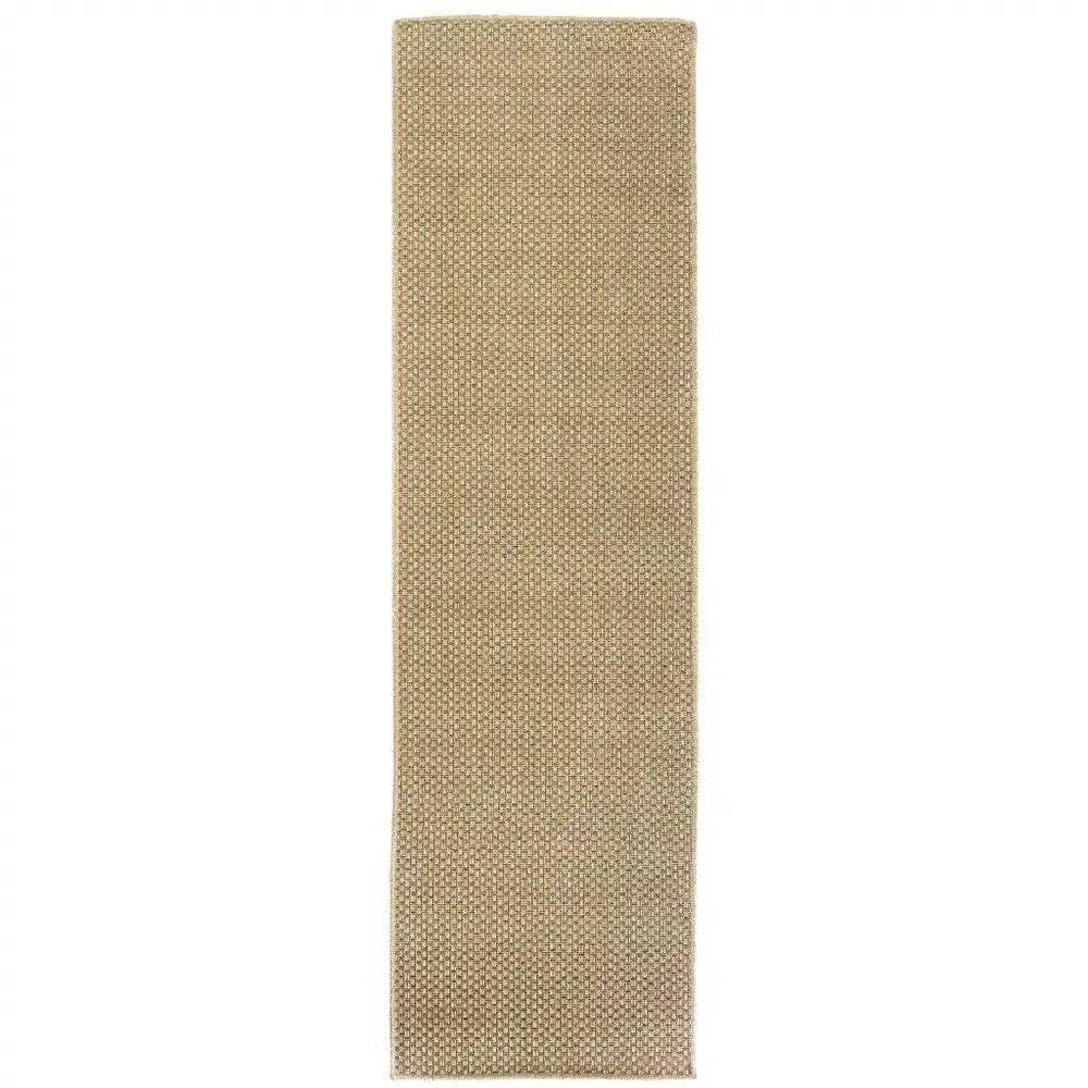 2' X 8' Beige Indoor Outdoor Area Rug - Homeroots - Flyclothing LLC
