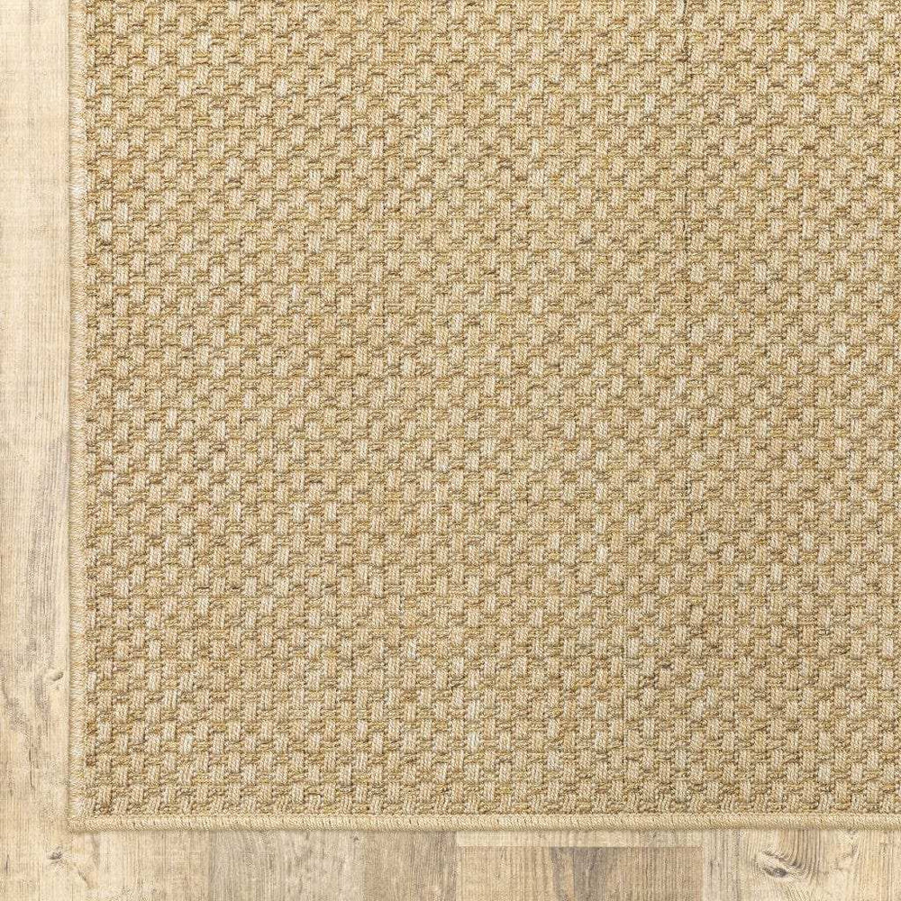 2' X 8' Beige Indoor Outdoor Area Rug - Homeroots - Flyclothing LLC
