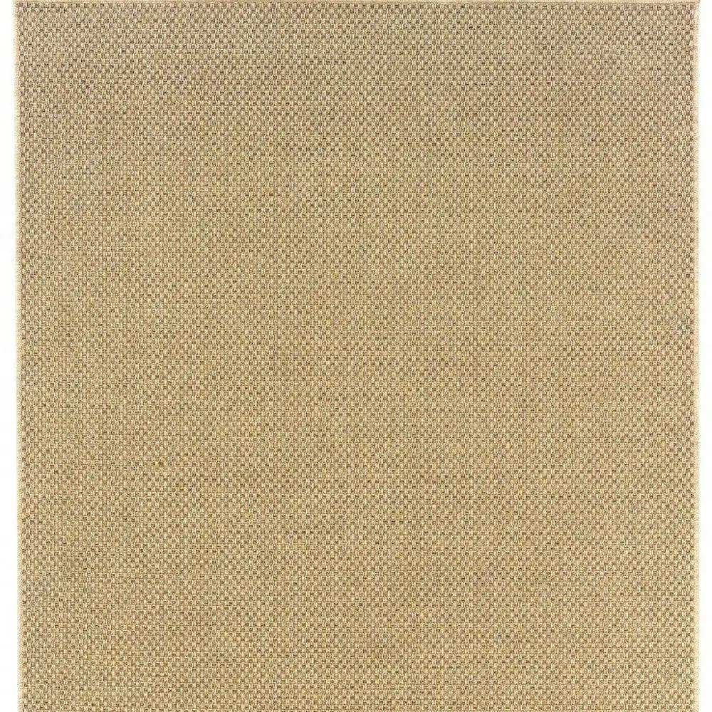 8' X 11' Beige Indoor Outdoor Area Rug - Homeroots - Flyclothing LLC
