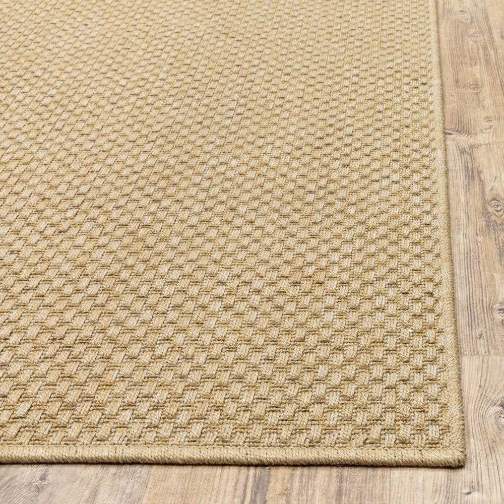 8' X 11' Beige Indoor Outdoor Area Rug - Homeroots - Flyclothing LLC