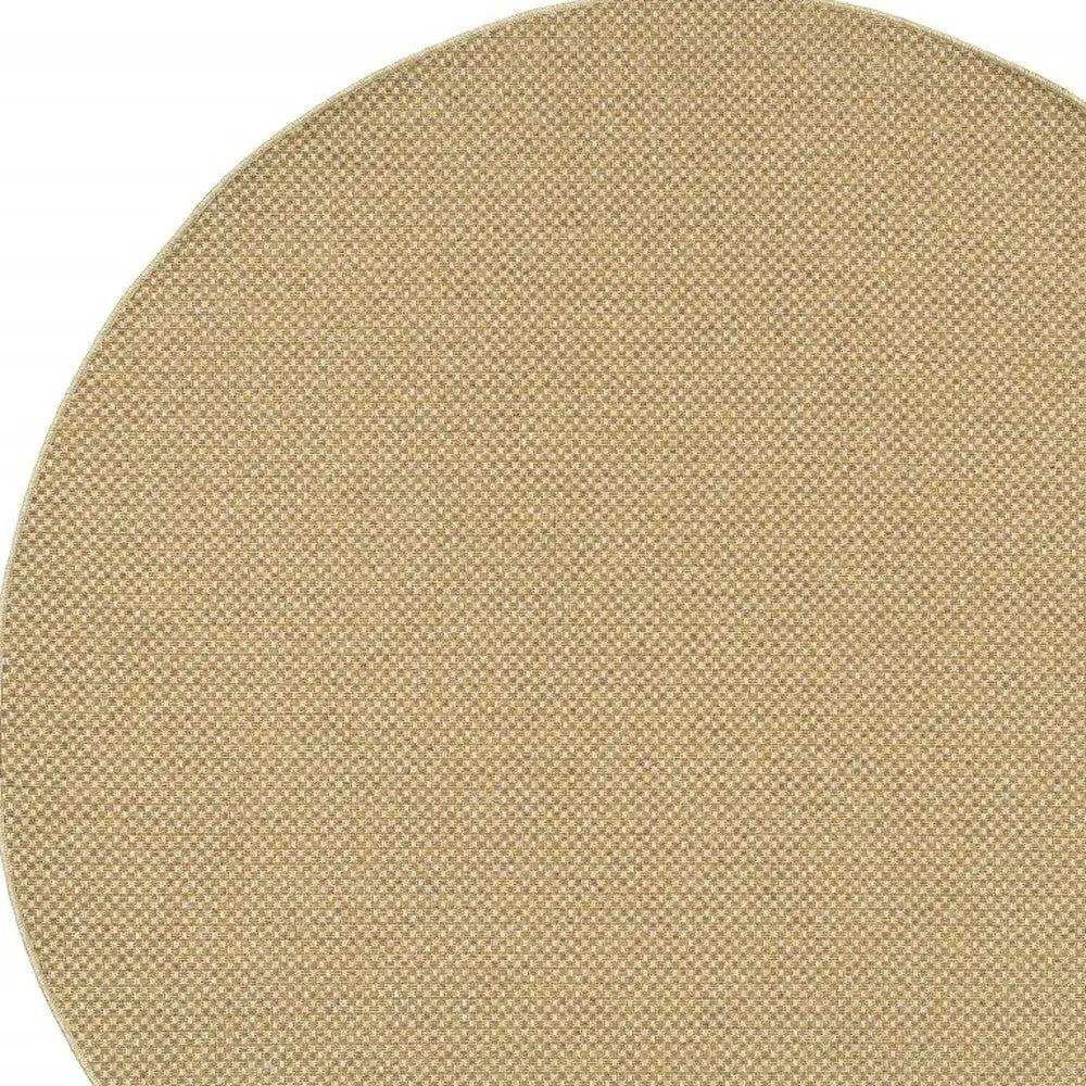 8' X 8' Beige Indoor Outdoor Area Rug - Homeroots - Flyclothing LLC