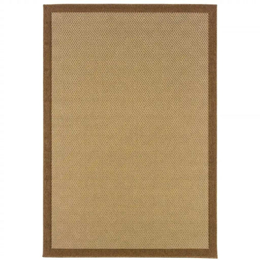 Beige Indoor Outdoor Area Rug - Homeroots - Flyclothing LLC