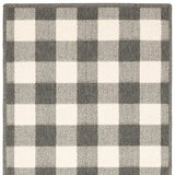 2' X 8' Gray and Ivory Indoor Outdoor Area Rug - Homeroots - Flyclothing LLC