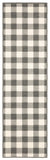 2' X 8' Gray and Ivory Indoor Outdoor Area Rug - Homeroots - Flyclothing LLC