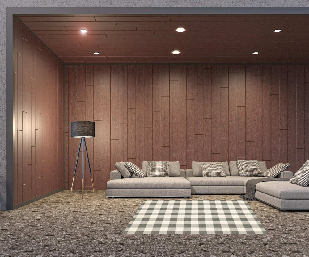 5' X 8' Gray and Ivory Indoor Outdoor Area Rug - Homeroots - Flyclothing LLC