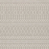 3' X 5' Gray and Ivory Indoor Outdoor Area Rug - Homeroots - Flyclothing LLC