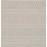 3' X 5' Gray and Ivory Indoor Outdoor Area Rug - Homeroots - Flyclothing LLC