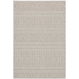 5' X 7' Gray and Ivory Indoor Outdoor Area Rug - Homeroots - Flyclothing LLC