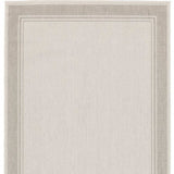 7' X 9' Gray and Ivory Indoor Outdoor Area Rug - Homeroots - Flyclothing LLC