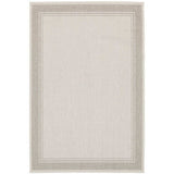 8' X 10' Gray and Ivory Indoor Outdoor Area Rug - Homeroots - Flyclothing LLC