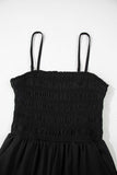 Smocked Spaghetti Straps Wide Leg Jumpsuit - Trendsi - Flyclothing LLC
