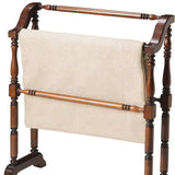 Vintage Deep Cherry Blanket Stand - Homeroots - Flyclothing LLC