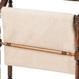 Vintage Deep Cherry Blanket Stand - Homeroots - Flyclothing LLC