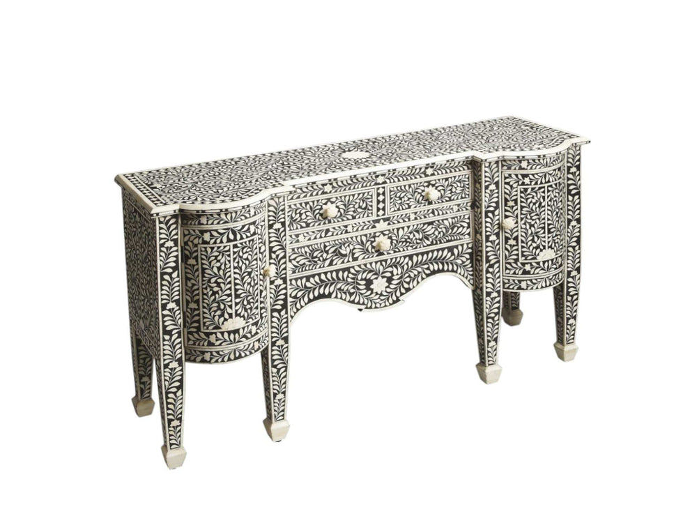 Victoria Black Bone Inlay Buffet - Homeroots - Flyclothing LLC