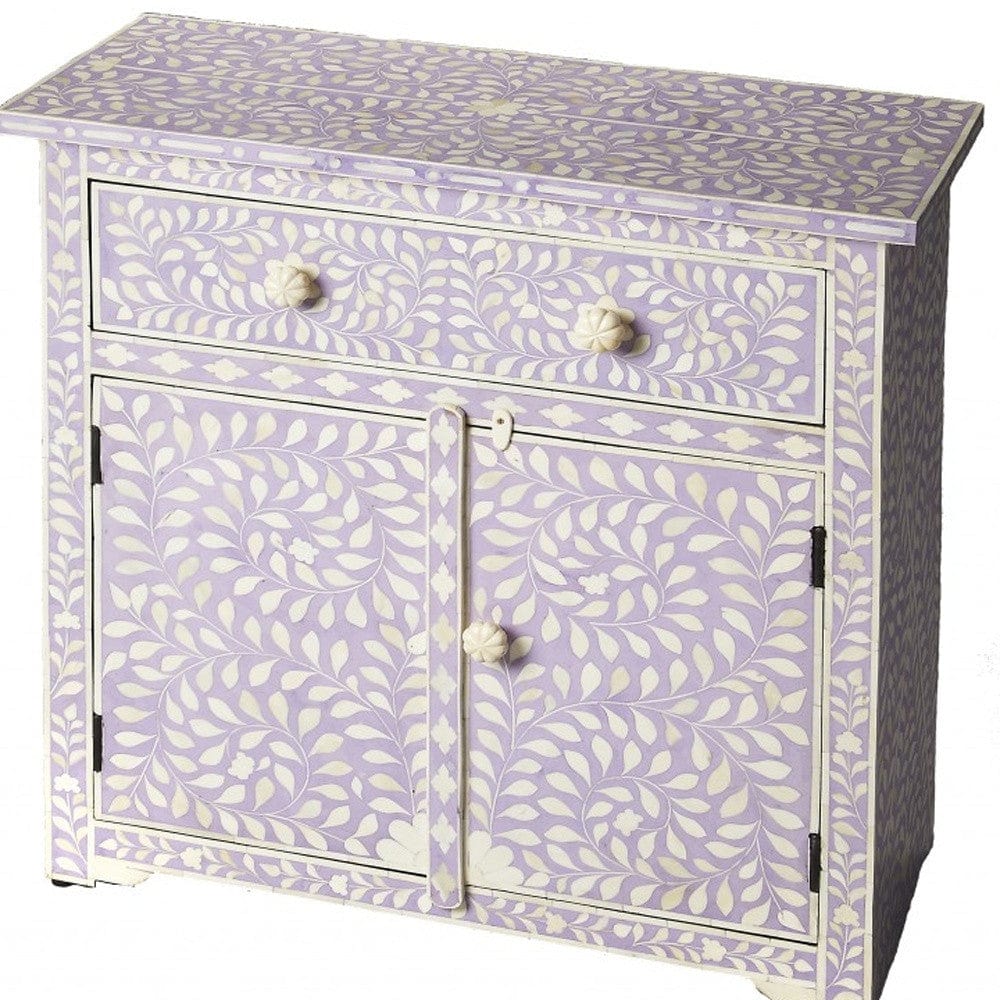 29" Purple Manufactured Wood Drawer Chest - Homeroots - Flyclothing LLC