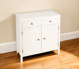 Imperial White Console Cabinet - Homeroots - Flyclothing LLC