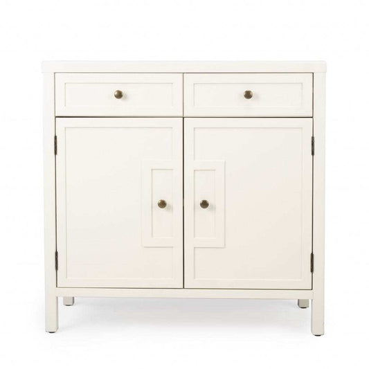 Imperial White Console Cabinet - Homeroots - Flyclothing LLC