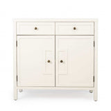 Imperial White Console Cabinet - Homeroots - Flyclothing LLC