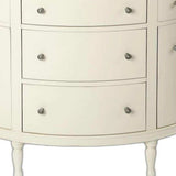White Demilune Console Chest - Homeroots - Flyclothing LLC