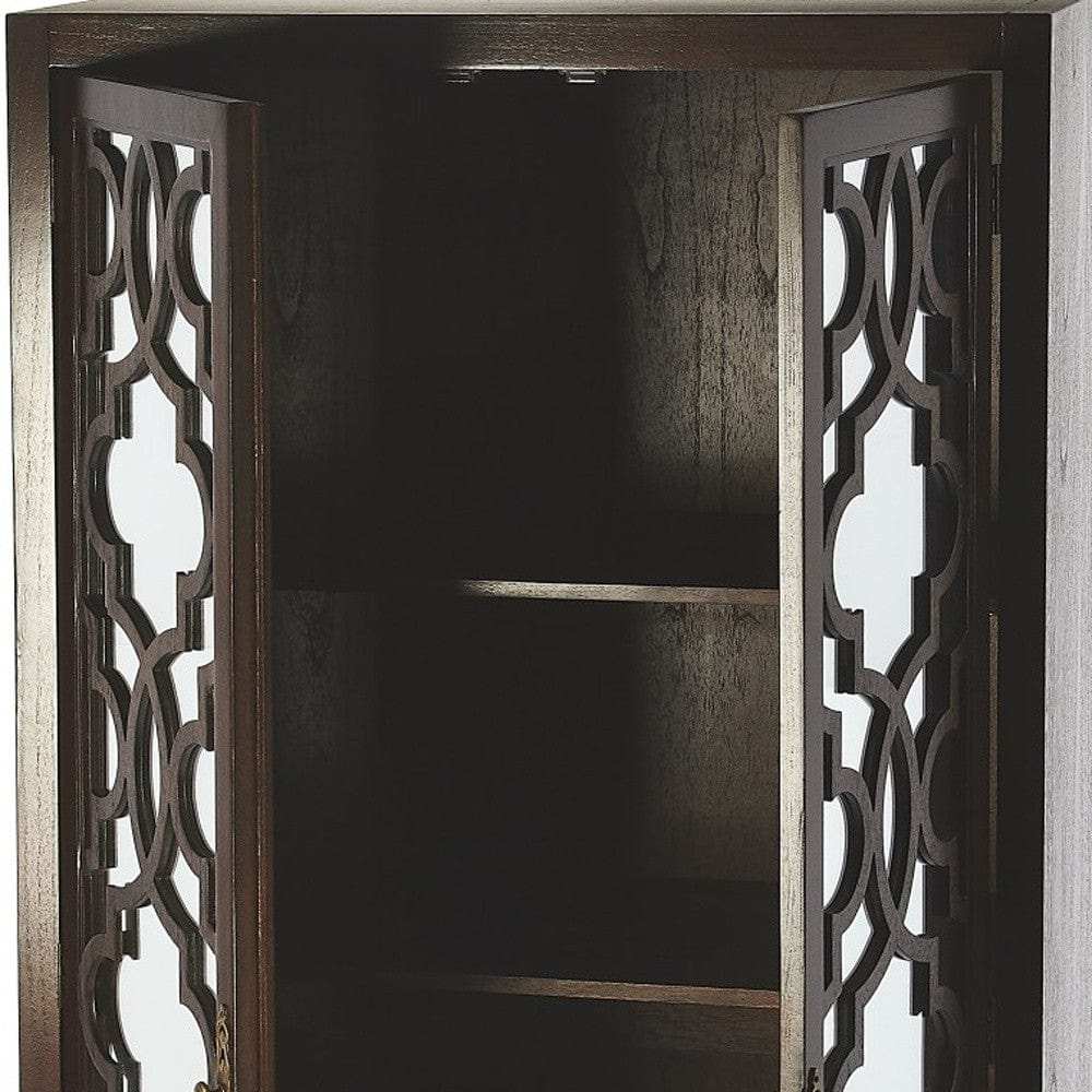 Morjanna White Tall Cabinet - Homeroots - Flyclothing LLC