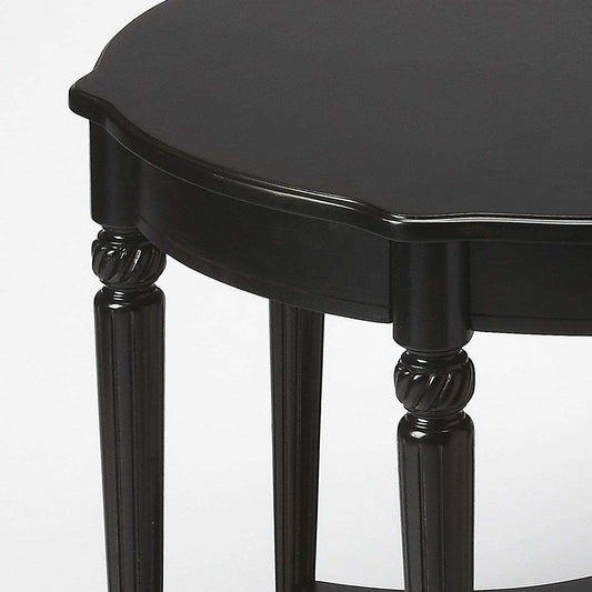 Black Licorice Accent Table - Homeroots - Flyclothing LLC