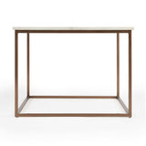 Marble And Metal Coffee Table - Homeroots - Flyclothing LLC