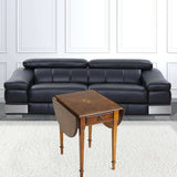 Olive Ash Burl Pembroke Table - Homeroots - Flyclothing LLC