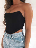 Tube Cropped Top - Trendsi - Flyclothing LLC