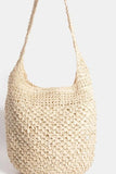 Fame Intricate Braided Hobo Shoulder Bag - Trendsi - Flyclothing LLC