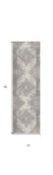 2' X 8' Gray Distressed Medallion Runner Rug - Homeroots - Flyclothing LLC