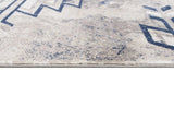 4' X 6' Beige And Blue Boho Chic Area Rug - Homeroots - Flyclothing LLC