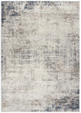 5' X 8' Navy Blue Distressed Striations Area Rug - Homeroots - Flyclothing LLC
