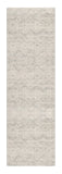 2' X 8' Ivory Distressed Ikat Pattern Runner Rug - Homeroots - Flyclothing LLC