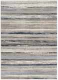 2' X 3' Blue And Beige Distressed Stripes Scatter Rug - Homeroots - Flyclothing LLC