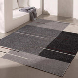 7' X 9' Gray Modern Geometric Area Rug - Homeroots - Flyclothing LLC