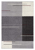 7' X 9' Gray Modern Geometric Area Rug - Homeroots - Flyclothing LLC