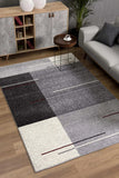 8' X 11' Gray Modern Geometric Area Rug - Homeroots - Flyclothing LLC