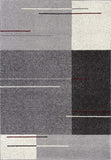 8' X 11' Gray Modern Geometric Area Rug - Homeroots - Flyclothing LLC