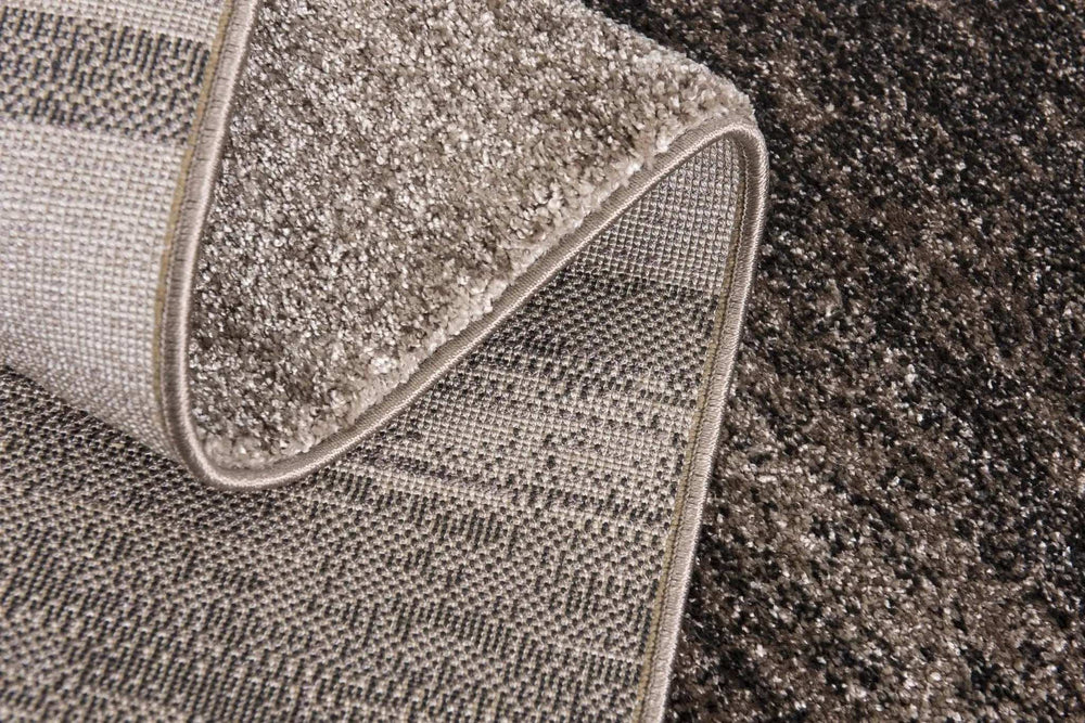 8' X 11' Brown And Beige Abstract Blocks Area Rug - Homeroots - Flyclothing LLC