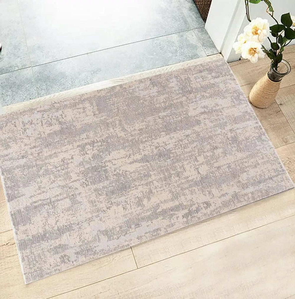 3' X 5' Gray Abstract Dhurrie Area Rug - Homeroots - Flyclothing LLC