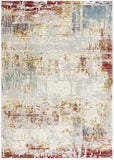 4' X 6' Abstract Beige And Gold Modern Area Rug - Homeroots - Flyclothing LLC