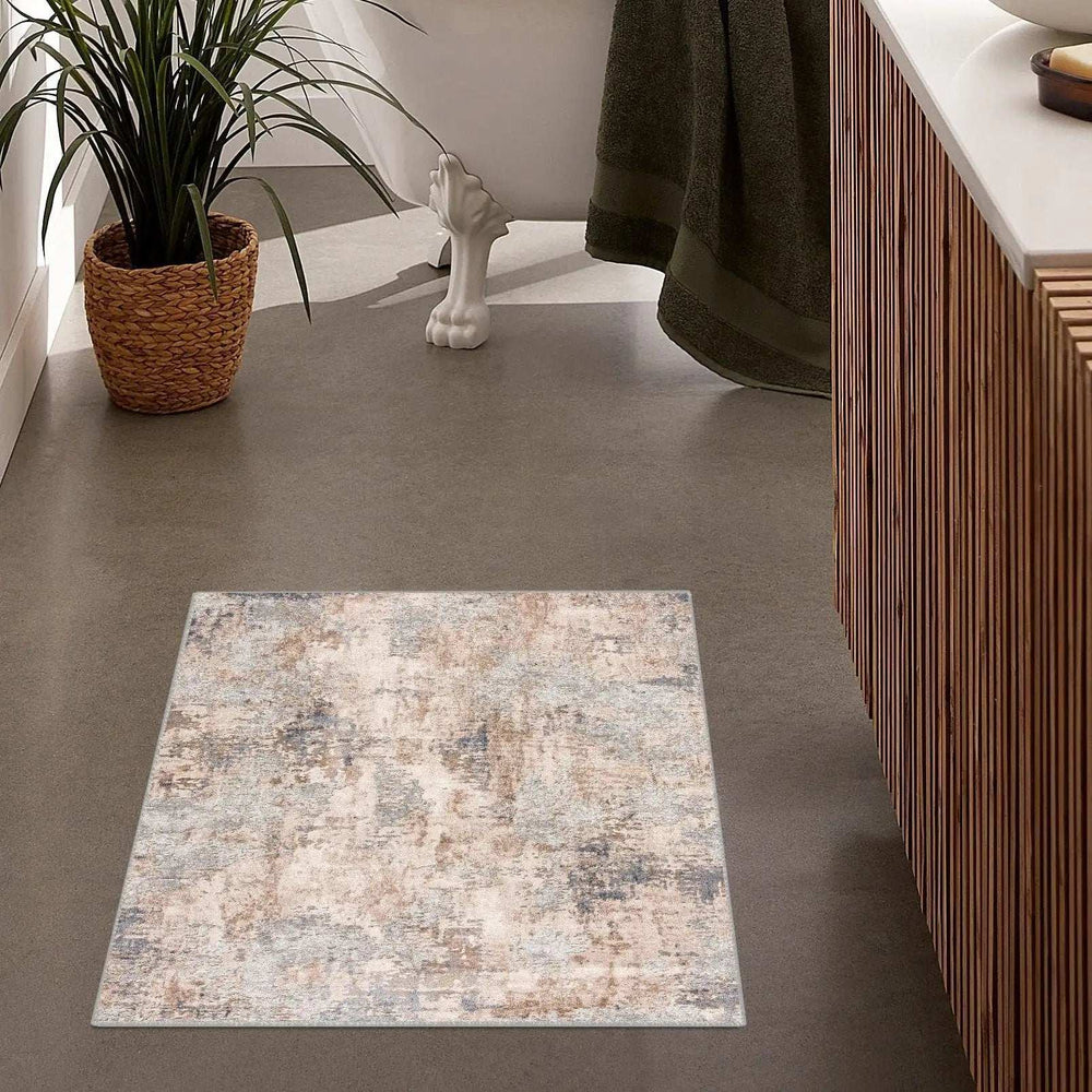 3' X 5' Beige Abstract Dhurrie Area Rug - Homeroots - Flyclothing LLC