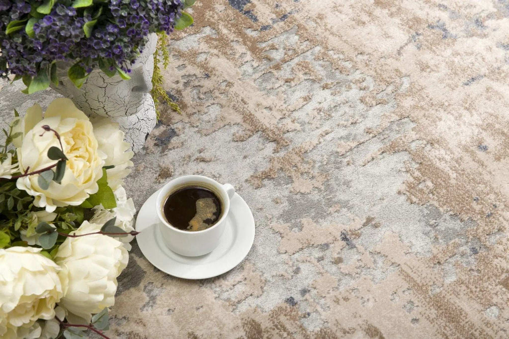 3' X 5' Beige Abstract Dhurrie Area Rug - Homeroots - Flyclothing LLC