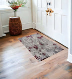 3' X 5' Red Abstract Dhurrie Area Rug - Homeroots - Flyclothing LLC