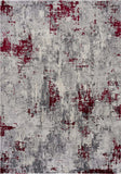 3' X 5' Red Abstract Dhurrie Area Rug - Homeroots - Flyclothing LLC