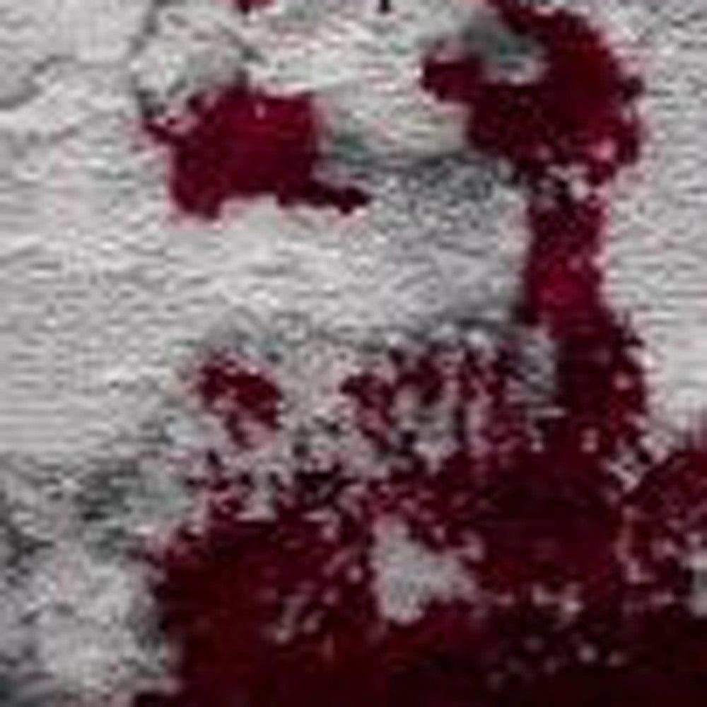 3' X 5' Red Abstract Dhurrie Area Rug - Homeroots - Flyclothing LLC