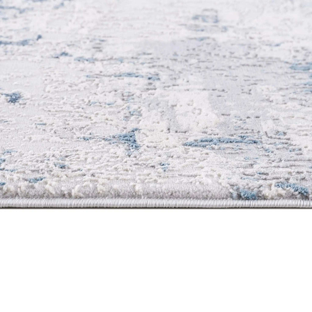 4' X 6' Blue Abstract Dhurrie Area Rug - Homeroots - Flyclothing LLC
