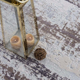 5' X 7' Violet Abstract Dhurrie Area Rug - Homeroots - Flyclothing LLC