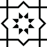 6" X 6" White And Black Sun Peel And Stick Removable Tiles - Homeroots